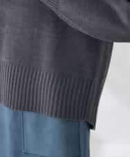 K6FAG18044 a.v.v(アー・ヴェ・ヴェ) 【WEB限定】クロップドバックスリットニット レッド