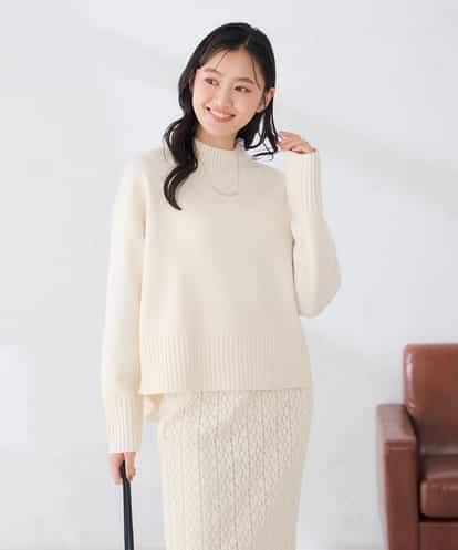 K6FAG18044 a.v.v 【WEB限定】クロップドバックスリットニット