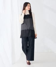 K6FAG19039 a.v.v(アー・ヴェ・ヴェ) 【WEB限定/洗える】リブ タートル ネック ニット グレージュ