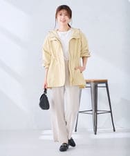 K6JFD25089 a.v.v(アー・ヴェ・ヴェ) 【WEB限定】フーデットブルゾン ベージュ