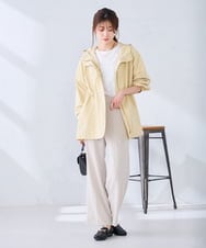 K6JFD25089 a.v.v(アー・ヴェ・ヴェ) 【WEB限定】フーデットブルゾン ベージュ