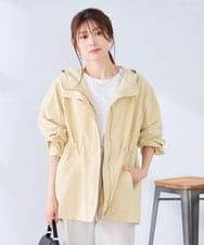 K6JFD25089 a.v.v(アー・ヴェ・ヴェ) 【WEB限定】フーデットブルゾン ベージュ