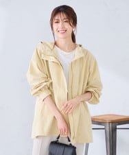 K6JFD25089 a.v.v(アー・ヴェ・ヴェ) 【WEB限定】フーデットブルゾン ベージュ