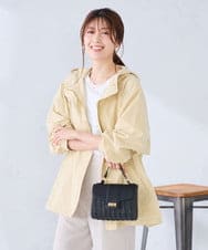 K6JFD25089 a.v.v(アー・ヴェ・ヴェ) 【WEB限定】フーデットブルゾン ベージュ