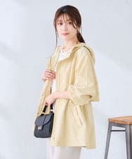 K6JFD25089 a.v.v(アー・ヴェ・ヴェ) 【WEB限定】フーデットブルゾン ベージュ