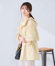 K6JFD25089 a.v.v(アー・ヴェ・ヴェ) 【WEB限定】フーデットブルゾン ベージュ