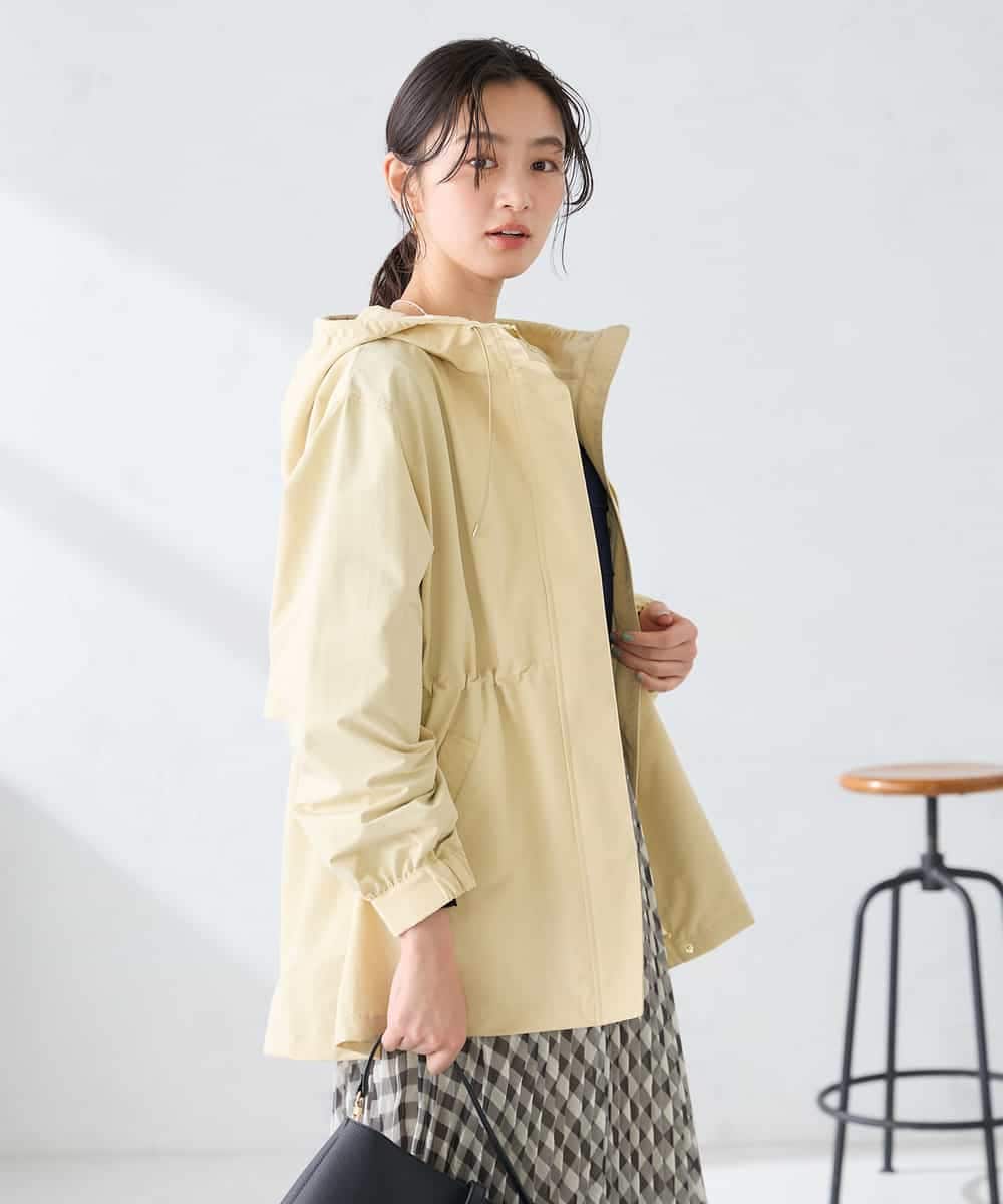 K6JFD25089 a.v.v(アー・ヴェ・ヴェ) 【WEB限定】フーデットブルゾン ベージュ