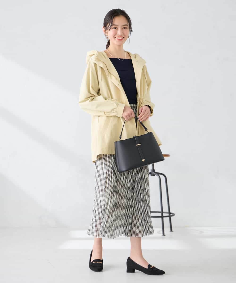 K6JFD25089 a.v.v(アー・ヴェ・ヴェ) 【WEB限定】フーデットブルゾン ベージュ