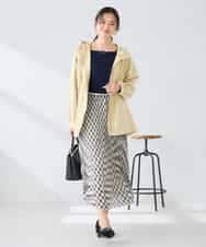 K6JFD25089 a.v.v(アー・ヴェ・ヴェ) 【WEB限定】フーデットブルゾン ベージュ