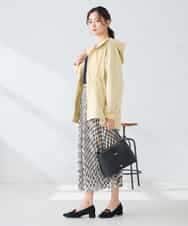 K6JFD25089 a.v.v(アー・ヴェ・ヴェ) 【WEB限定】フーデットブルゾン ベージュ