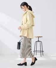 K6JFD25089 a.v.v(アー・ヴェ・ヴェ) 【WEB限定】フーデットブルゾン ベージュ