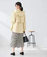 K6JFD25089 a.v.v(アー・ヴェ・ヴェ) 【WEB限定】フーデットブルゾン ベージュ