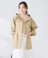 K6JFD25089 a.v.v(アー・ヴェ・ヴェ) 【WEB限定】フーデットブルゾン ベージュ