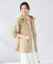 K6JFD25089 a.v.v(アー・ヴェ・ヴェ) 【WEB限定】フーデットブルゾン ベージュ