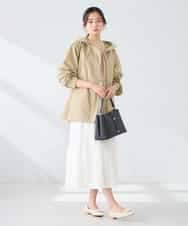 K6JFD25089 a.v.v(アー・ヴェ・ヴェ) 【WEB限定】フーデットブルゾン ベージュ