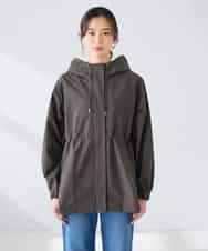 K6JFD25089 a.v.v(アー・ヴェ・ヴェ) 【WEB限定】フーデットブルゾン ベージュ