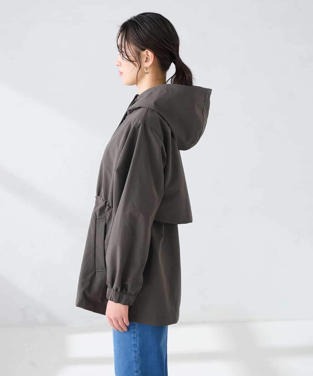 K6JFD25089 a.v.v(アー・ヴェ・ヴェ) 【WEB限定】フーデットブルゾン ベージュ