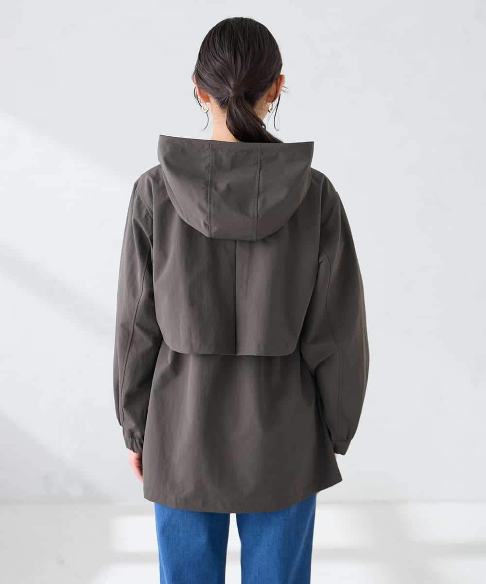 K6JFD25089 a.v.v(アー・ヴェ・ヴェ) 【WEB限定】フーデットブルゾン ベージュ