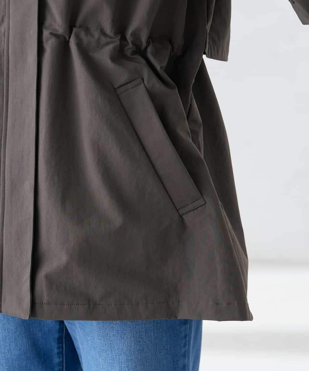 K6JFD25089 a.v.v(アー・ヴェ・ヴェ) 【WEB限定】フーデットブルゾン ベージュ