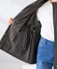 K6JFD25089 a.v.v(アー・ヴェ・ヴェ) 【WEB限定】フーデットブルゾン ベージュ