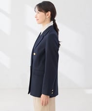 K6JJD02119 a.v.v(アー・ヴェ・ヴェ) 【WEB限定】Wブレスト ジャケット ネイビー