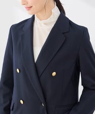K6JJD02119 a.v.v(アー・ヴェ・ヴェ) 【WEB限定】Wブレスト ジャケット ネイビー