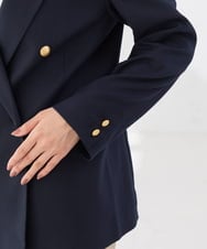 K6JJD02119 a.v.v(アー・ヴェ・ヴェ) 【WEB限定】Wブレスト ジャケット ネイビー