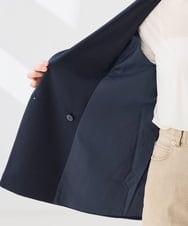 K6JJD02119 a.v.v(アー・ヴェ・ヴェ) 【WEB限定】Wブレスト ジャケット ネイビー