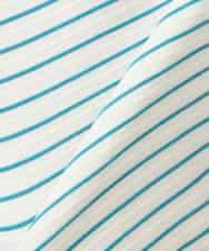 K6KFD03039 a.v.v(アー・ヴェ・ヴェ) ボーダードルマントップス【WEB限定】 ライトイエロー