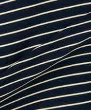 K6KFD03039 a.v.v(アー・ヴェ・ヴェ) ボーダードルマントップス【WEB限定】 ライトイエロー