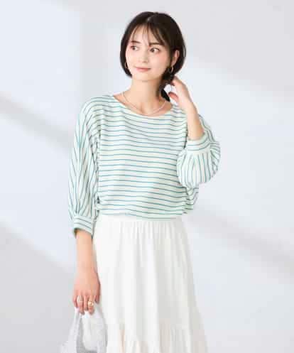 K6KFD03039 a.v.v ボーダードルマントップス【WEB限定】