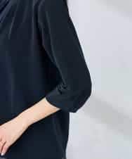 K6KFD04039 a.v.v(アー・ヴェ・ヴェ) 【WEB限定/洗える】タックスリーブカットソー ライトブルー