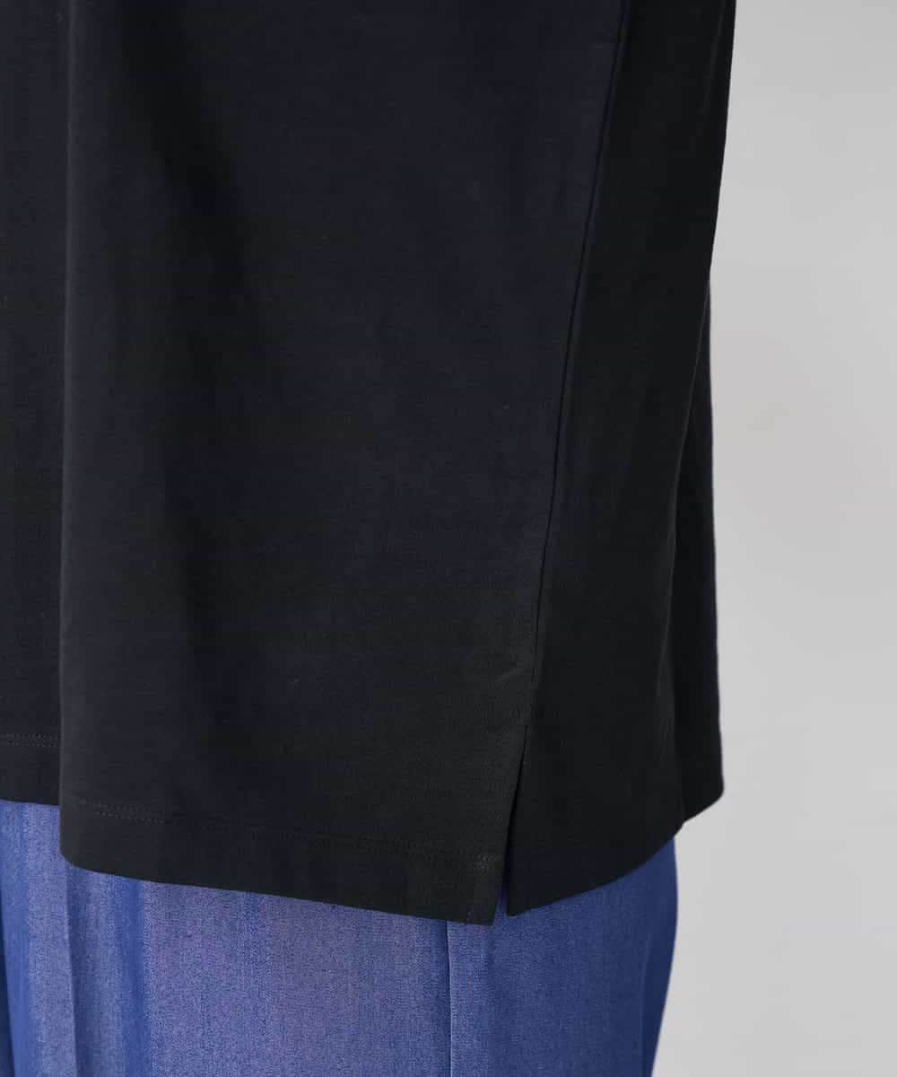 K6KGD30024 a.v.v(アー・ヴェ・ヴェ) 【接触冷感/UVカット/コットン100%/WEB限定】ロールアップハーフスリーブTシャツ ライトイエロー