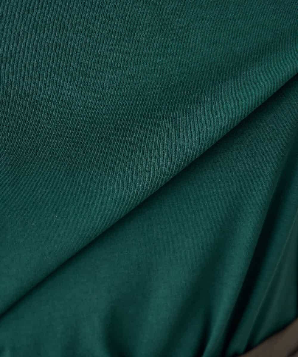 K6KGD30024 a.v.v(アー・ヴェ・ヴェ) 【接触冷感/UVカット/コットン100%/WEB限定】ロールアップハーフスリーブTシャツ ライトイエロー