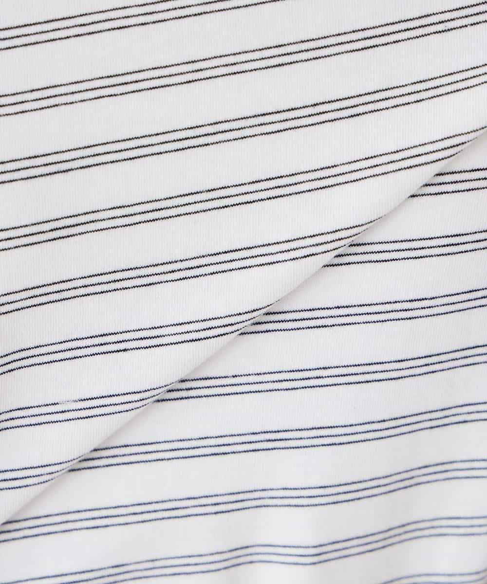 K6KGD30024 a.v.v(アー・ヴェ・ヴェ) 【接触冷感/UVカット/コットン100%/WEB限定】ロールアップハーフスリーブTシャツ ライトイエロー