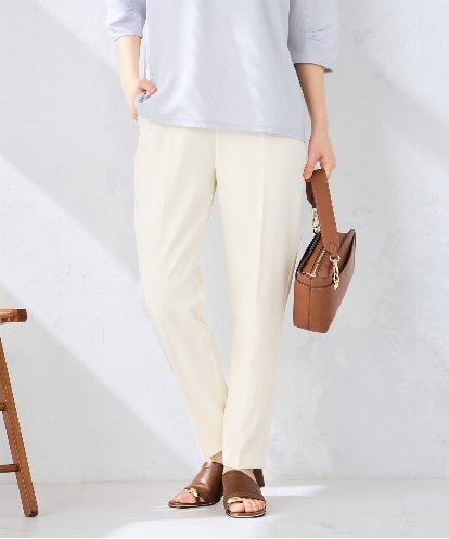 K6LFD70049 a.v.v 【WEB限定/支持率NO.1/イージーケア/ストレッチ】スッキリ見えテーパードパンツ