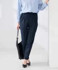 K6LFD70049 a.v.v(アー・ヴェ・ヴェ) 【WEB限定/支持率NO.1/イージーケア/ストレッチ】スッキリ見えテーパードパンツ ブラック