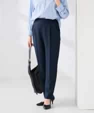 K6LFD70049 a.v.v(アー・ヴェ・ヴェ) 【WEB限定/支持率NO.1/イージーケア/ストレッチ】スッキリ見えテーパードパンツ ブラック