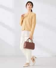 K6LFD70049 a.v.v(アー・ヴェ・ヴェ) 【WEB限定/支持率NO.1/イージーケア/ストレッチ】スッキリ見えテーパードパンツ ブラック