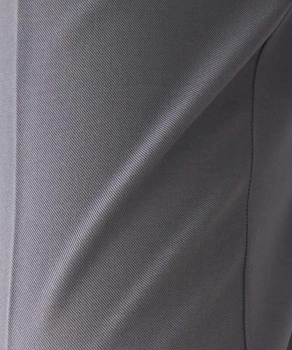 K6LFD70049 a.v.v(アー・ヴェ・ヴェ) 【WEB限定/支持率NO.1/イージーケア/ストレッチ】スッキリ見えテーパードパンツ ブラック