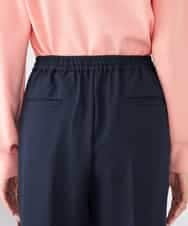 K6LFD71049 a.v.v(アー・ヴェ・ヴェ) 【WEB限定/支持率NO.1/イージーケア/ストレッチ】スッキリ見えウエストハトメワイドンツ ブラック