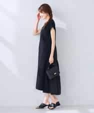 K6PHD05059 a.v.v(アー・ヴェ・ヴェ) 【WEB限定】バックティアードワンピース ブラウン