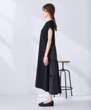 K6PHD05059 a.v.v(アー・ヴェ・ヴェ) 【WEB限定】バックティアードワンピース ブラウン