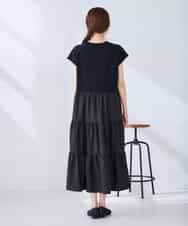 K6PHD05059 a.v.v(アー・ヴェ・ヴェ) 【WEB限定】バックティアードワンピース ブラウン