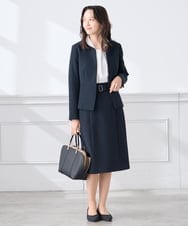 KABCD02059 a.v.v Elmi(アー・ヴェ・ヴェ) 【低身長サイズ】【洗える】ボウタイ風ブラウス ピンク