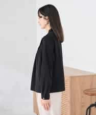 KABCD02059 a.v.v Elmi(アー・ヴェ・ヴェ) 【低身長サイズ】【洗える】ボウタイ風ブラウス ピンク