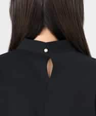 KABCD02059 a.v.v Elmi(アー・ヴェ・ヴェ) 【低身長サイズ】【洗える】ボウタイ風ブラウス ピンク