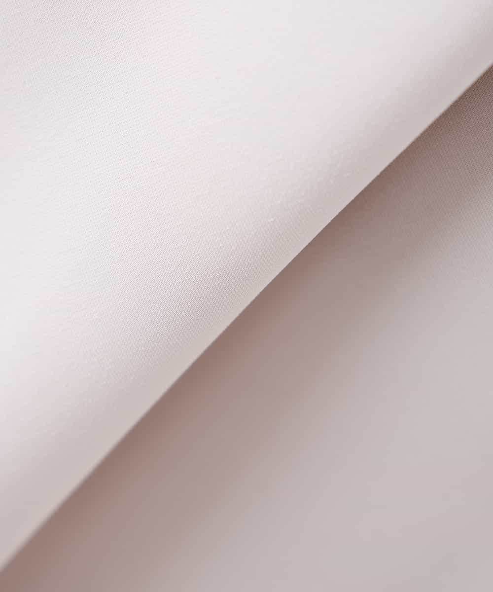 KABCD05059 a.v.v Elmi(アー・ヴェ・ヴェ) 【低身長サイズ】サテンバックフレアブラウス【洗える/速乾/毛玉になりにくい/イージーケア】 ネイビー