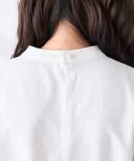 KABCD07059 a.v.v Elmi(アー・ヴェ・ヴェ) 【低身長サイズ】【洗える】2WAY袖プリーツボウタイブラウス ホワイト