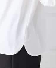 KABCD07059 a.v.v Elmi(アー・ヴェ・ヴェ) 【低身長サイズ】【洗える】2WAY袖プリーツボウタイブラウス ホワイト